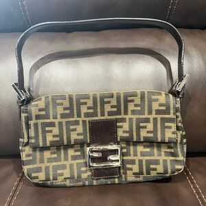 Fendi baguette zucca print vintage